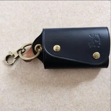 IL BISONTE 네이비 가죽 키케이스