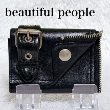 새상품급 beautiful people 라이더스 지갑 블랙 지갑