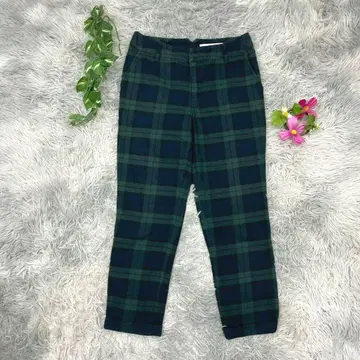 [ 어반 리서치 서니 라벨 ] 체크 무늬 슬랙스 (36) 앵클 기장