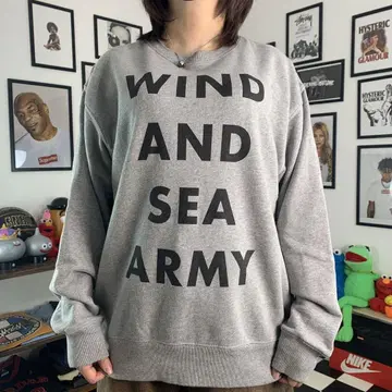 WIND AND SEA ARMY CRWE NECK