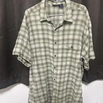 patagonia 반팔 셔츠 XL 오가닉 코튼 체크 무늬