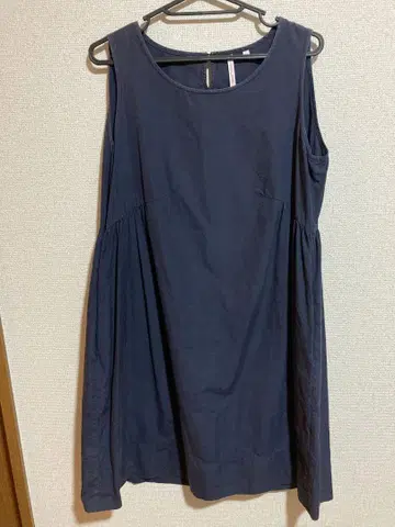 CHOU CHOU 슬리브리스 원피스 36 네이비