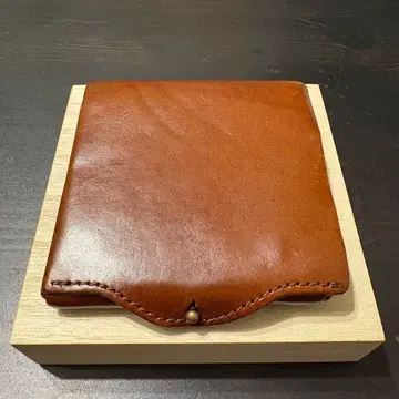 [ 중고/레어템 ] 텐토센 usuha kai 카멜 기보시 얇은 타입 지갑