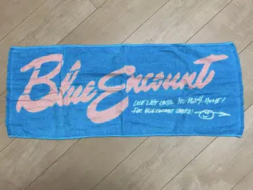 Blue Encount 로고 타월