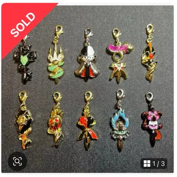 디즈니 빌런즈 시크릿 참 단검 전 종류 세트