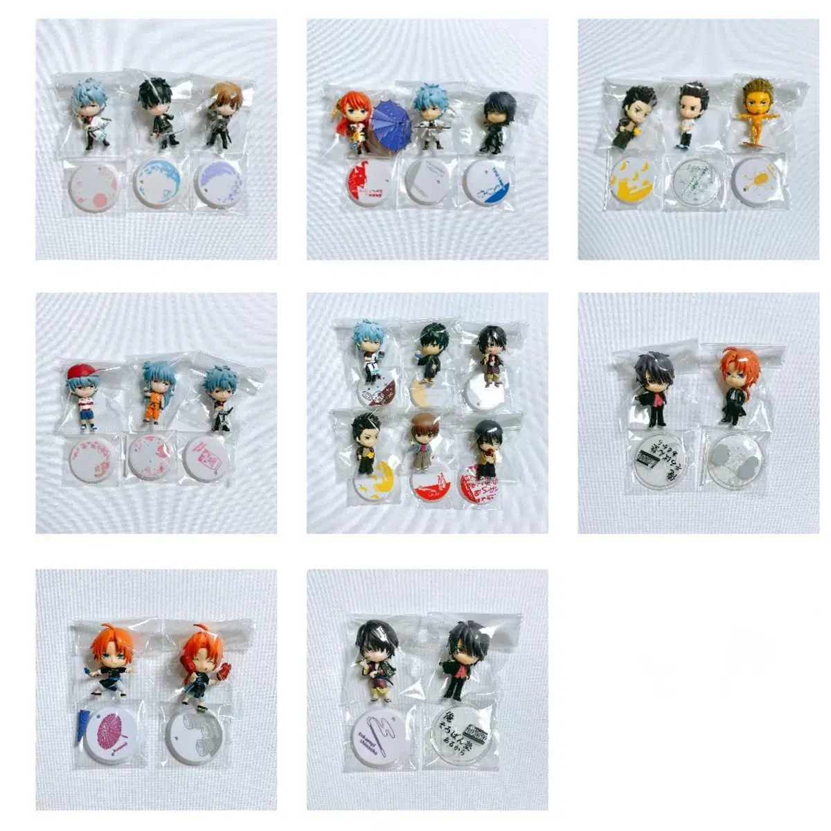 Gintama Chibi-큥 Figure Gintoki Hijikata Takasugi Kamui Kagura Sougo