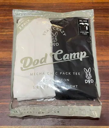 Dod Camp 메차시크팩Tee XL 사이즈 2개 세트