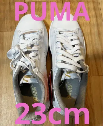 PUMA 푸마 업 퍼프 WHT/GLD 23cm