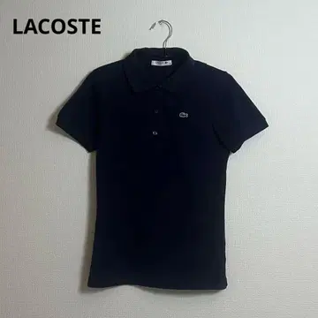 LACOSTE 네이비 피케 셔츠 반팔 36 라코스테