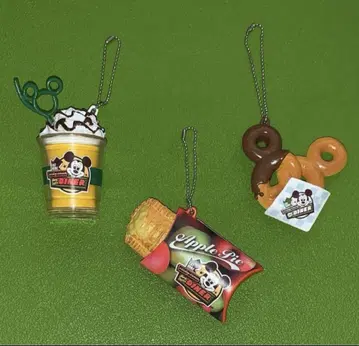 리멘트 빅 후드 마스코트 키링 애플파이 미키 레어