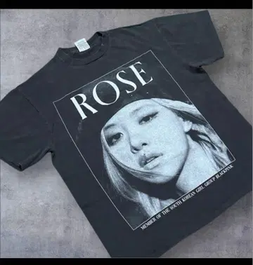 미 BLACKPINK 블랙 핑크 로제 rose apt tee 티셔츠