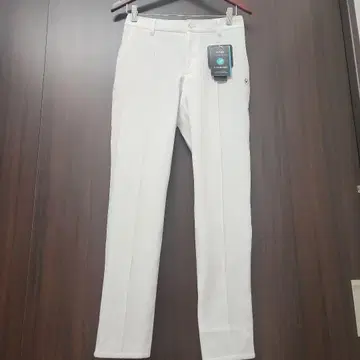 핑 스트레치 화이트 팬츠