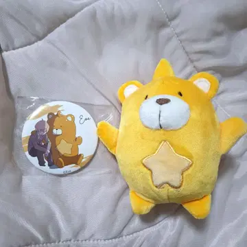Eve 쿠마타로 봉제 인형 캔뱃지
