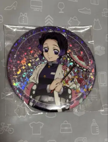 남코 한정판 귀멸의 칼날 코쵸우 시노부 홀로그램 캔뱃지