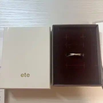 ete 다이아몬드 크로스 반지 사이즈 15호