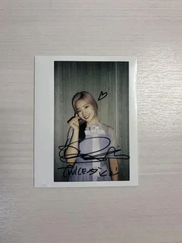 TWICE 다현 친필 사인 폴라로이드 #TWICE2
