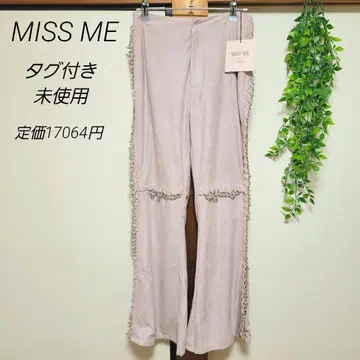 MISS ME 미스미 핑크 부츠컷 팬츠 바지 체인