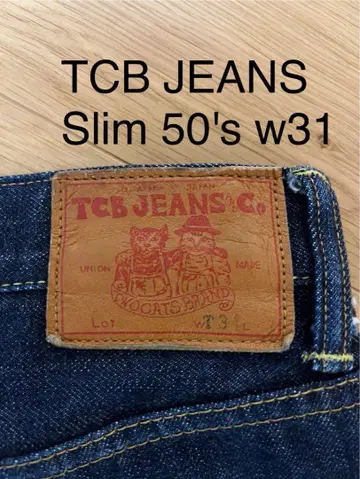 TCB JEANS 슬림 50's w31 스트레이트 데님