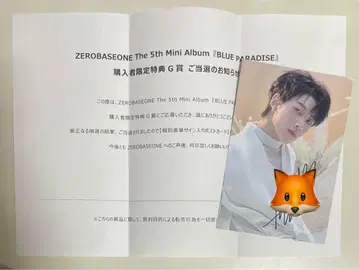 zb1 제베원 석매튜 메튜 사인 엽서