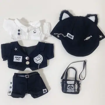 봉제인형 의류 20cm 고양이 5종 세트