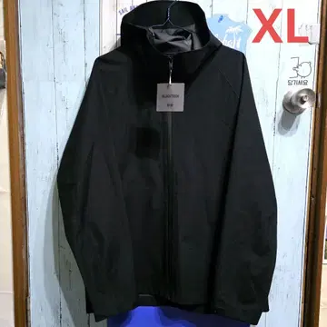 유니클로 블록테크 후드티 블랙 xl