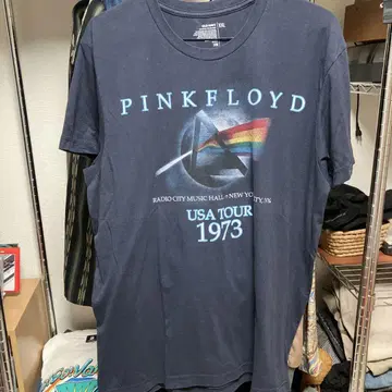 Pink Floyd USA TOUR 1973 티셔츠 구제 의류 밴드티