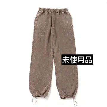 완판템! HTH Pigment Rhinestone Pants 브라운