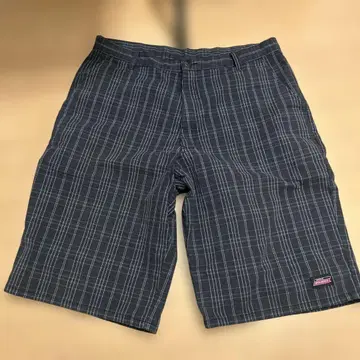 genuine dickies 체크 하프 팬츠