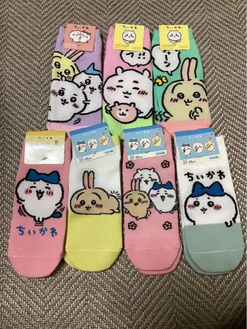 새상품 치이카와 (먼작귀) 삭스 양말 숏 기장 23~25cm 묶음 판매