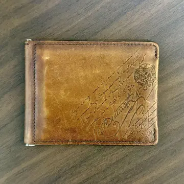 BERLUTI 접이식 지갑 브라운 가죽