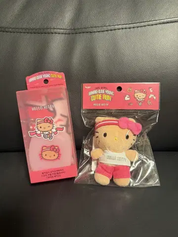 한국 한정판 ] 올리브영 콜라보 산리오 일광화상 시리즈 키티 2개 세트