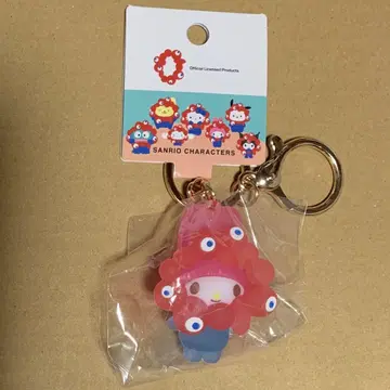 마이멜로디 미야쿠미야쿠 산리오 클리어 컬러 키링 마이멜로디