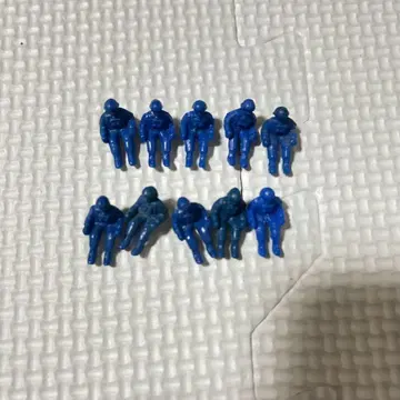 조이드 파이롯트 피규어 블루 10개 ZOIDS