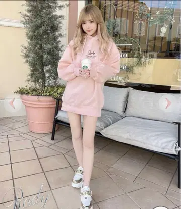 Rady 로고 후디 핑크 M