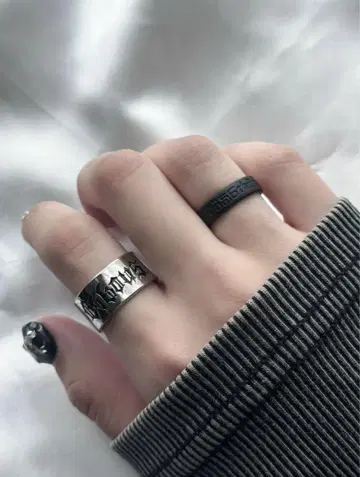 GIBOUS 6TH ANNIVERSARY BLACK RING 10호