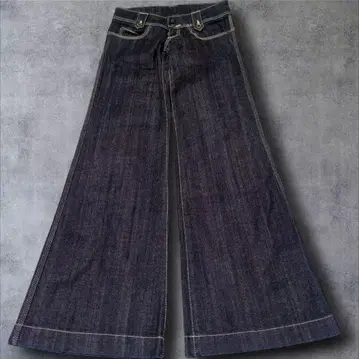 00s 벨보텀 indigo 오니 플레어 데님 y2k 일본제