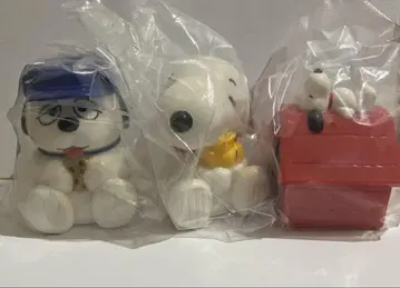 PEANUTS 미니 저금통 전 3종 세트
