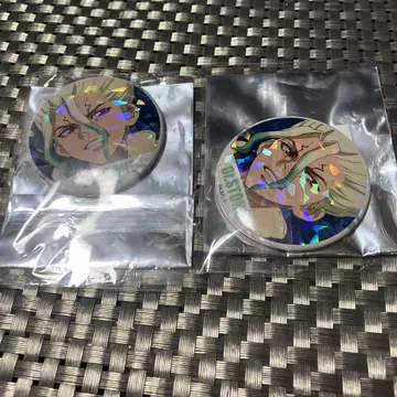 Dr.STONE 트레이딩 반짝이는 장면 사진 캔뱃지 이시가미 센쿠