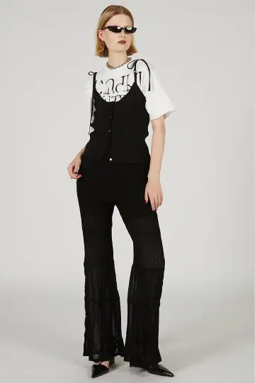 prankproject Layered Knit Pants