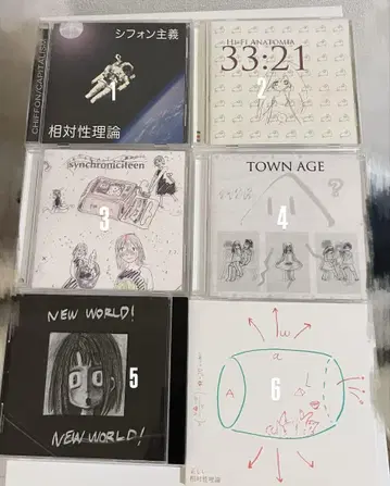 상대성 이론 야쿠시마루 에츠코 CD 묶음 판매