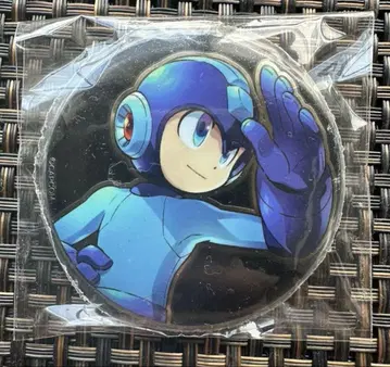 록맨 캔뱃지 약 6cm CAPCOM전