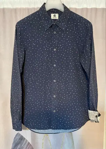 폴스미스 워터 컬러 스팟 멀티 도트 도트 셔츠 일본제