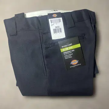 Dickies 슬림핏 스트레이트 레그 워크 팬츠 30x32