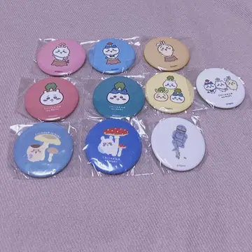 치이카와 캔뱃지 치이카와의 숲 토끼 하치와레 밤만쥬 모몽가