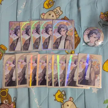 후와 미나토 ART OF NIJISANJI 캔뱃지 카드