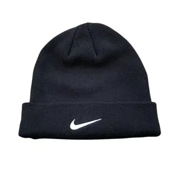 [ 00년대 ] NIKE 비니 니트 모자 자수 로고 구제 의류 빅 스우시