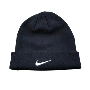 [ 00년대 ] NIKE 비니 니트 모자 자수 로고 구제 의류 빅 스우시
