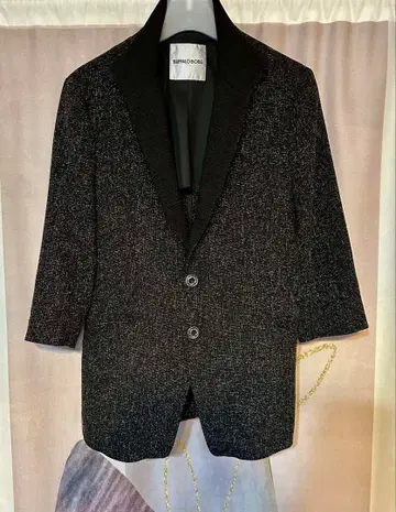 버팔로 밥스 코짜-프레스코 이탈리안 칼라 자켓 블랙