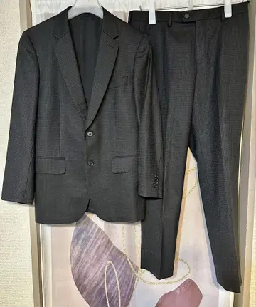 폴스미스 SOHO 도트 체크 도트 비즈니스 셋업 블랙