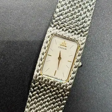 작동 새상품급 CREDOR 크레도르 SEIKO 세이코 스퀘어 손목시계